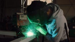 Cooling Vest in Welding Studio