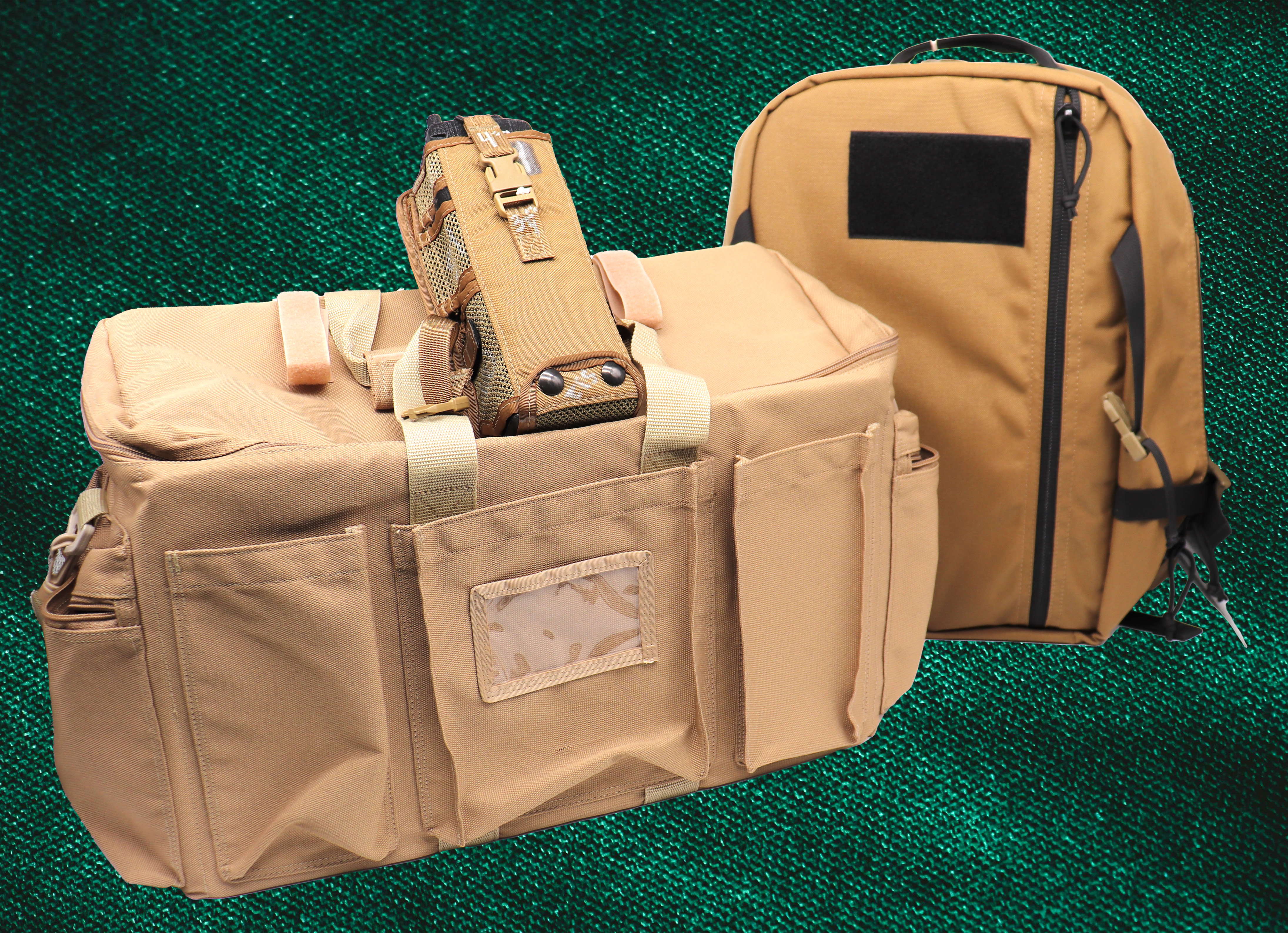 Soft Sided Tan Bags